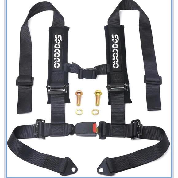 Other - Spocoro 4 Point Racing Harness with Ultra Soft Heavy-Duty Shoulder Pads New ShD